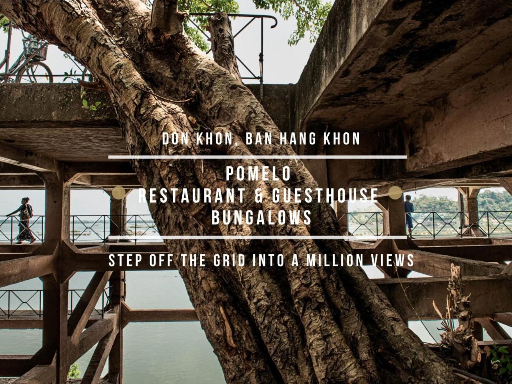 Pomelo Restaurant And Guesthouse - Fishermen & Tammarine Cottages Riverfront - Experience Nature, Culture And Adventure & Tailor-Made Tour Ban Khon Exterior foto